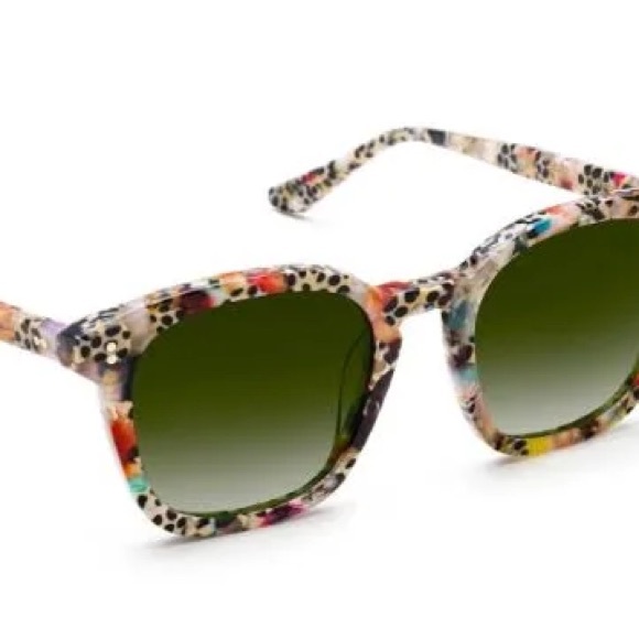 New KREWE Multicolor Sunglasses, Prytania poppy w/ dark green gradient lens - Picture 4 of 9